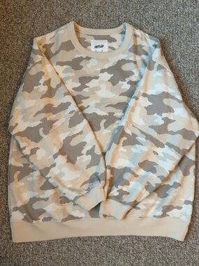aerie Neutral Camo sweatshirt - Beige & Taupe